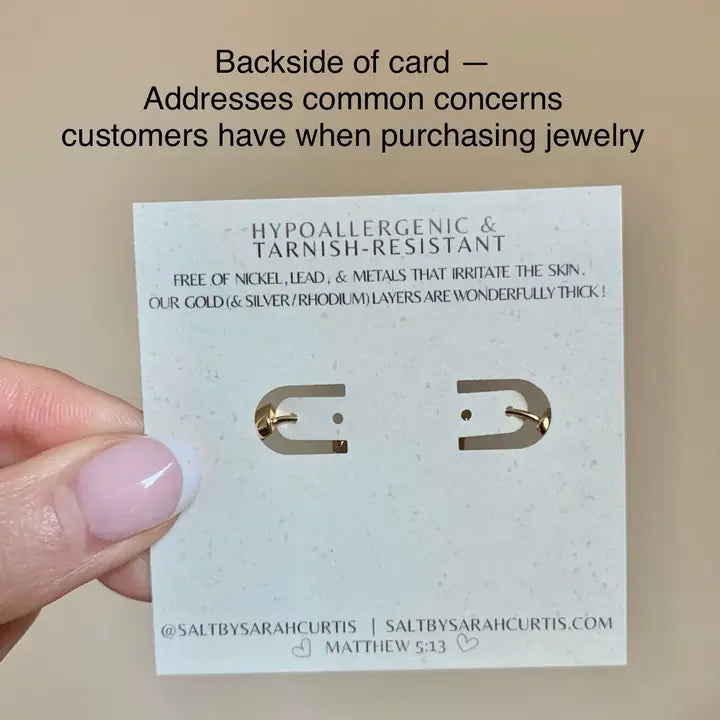 Chubbie Hoops-Gold-Everyday Hoop Clasp Earrings