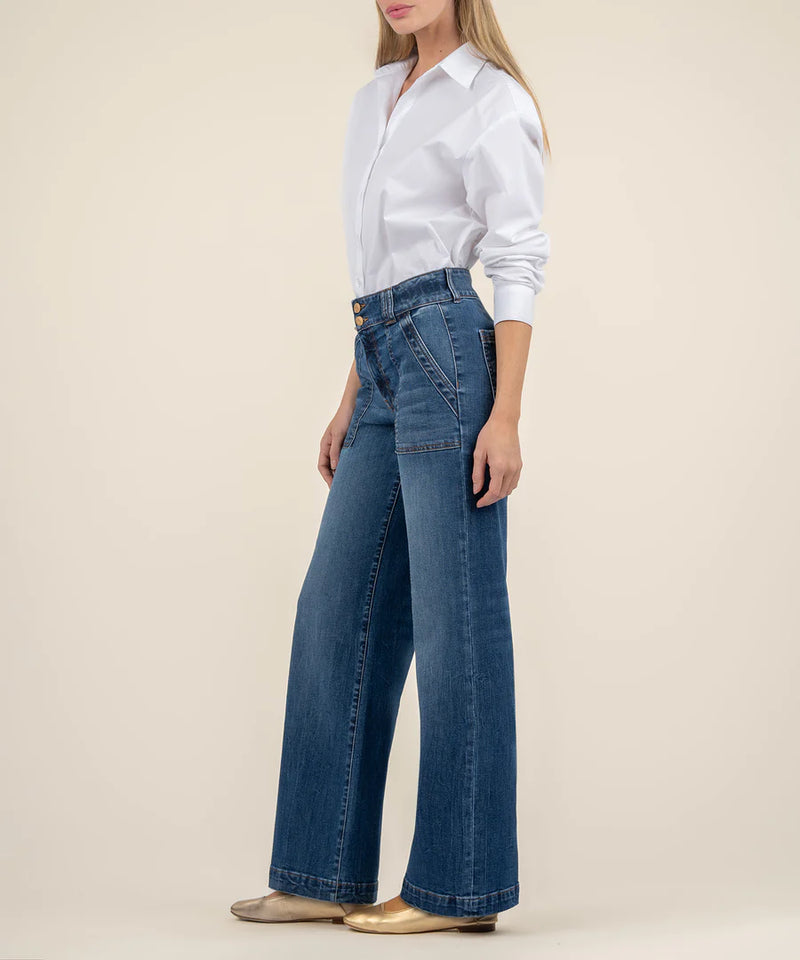 Jodi High Rise Wide Leg Jeans Fairness