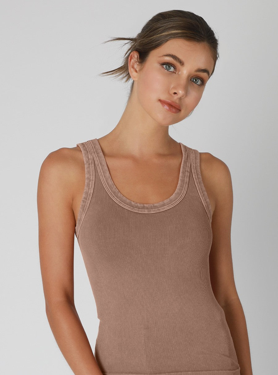 Vintage Reversible Ribbed Tank
