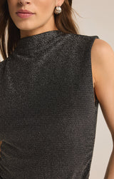 Libra Sparkle Sleeveless Top Stardust