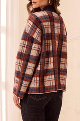 Mock Neck Sweater Cardigan Stellar