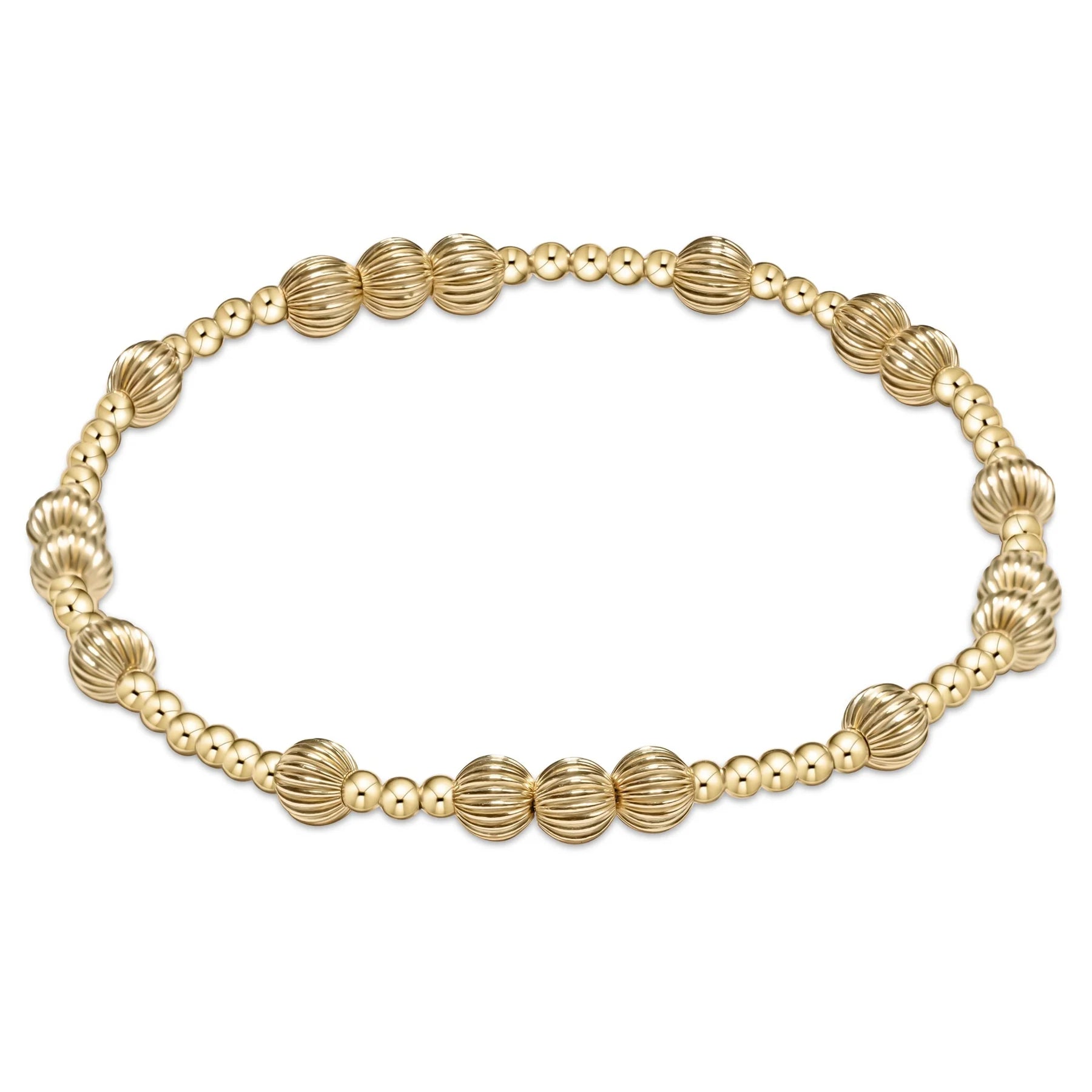 Hope Unwritten Dignity Bead Bracelet Gold
