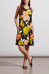 Reversible A Line Pocket Dress Pear