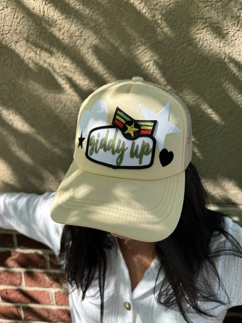 Giddy Up Patch Trucker Hat