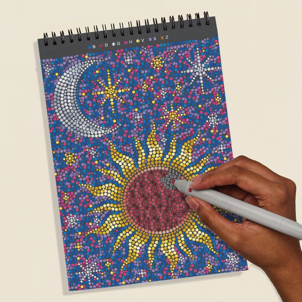 Lifelines FlowArt Dot By Letter Book Into The Galaxy