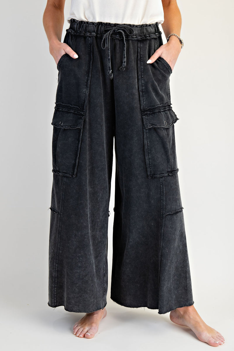Feeling Good Utility Pull On Pants Black