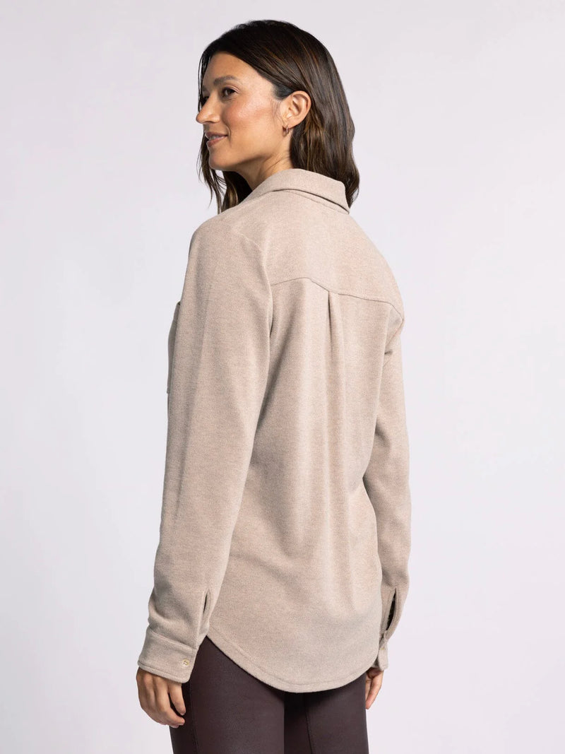 Lewis Button Up Shirt Clove Heather