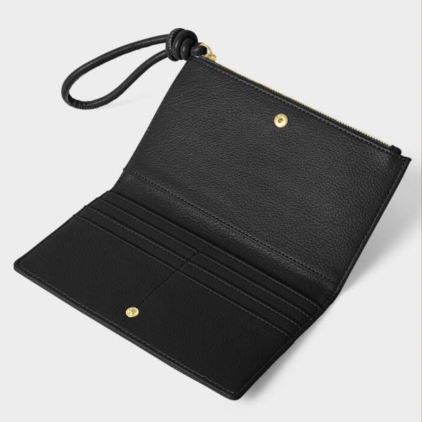 Asha Fold Out Wristlet Black
