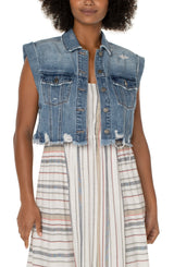 Cropped Sleeveless Jacket Connolly