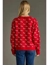 Ho Ho Ho Sweater Red