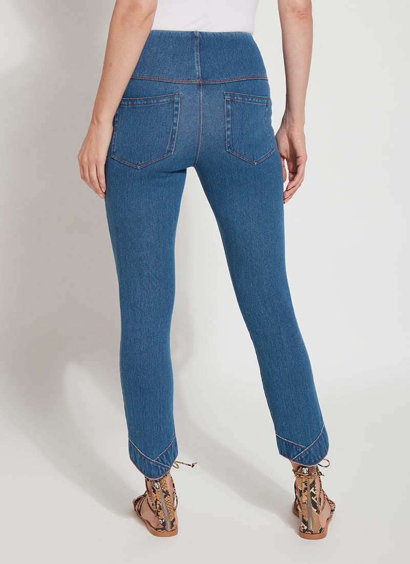 Lauren Crop Pull On Pant Midwash