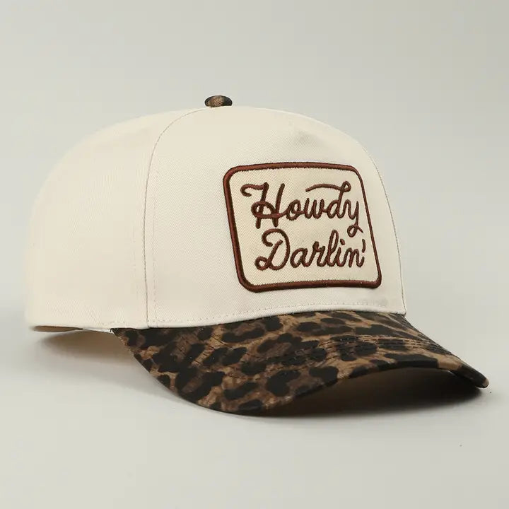 Howdy Darlin' Leopard Trucker Hat