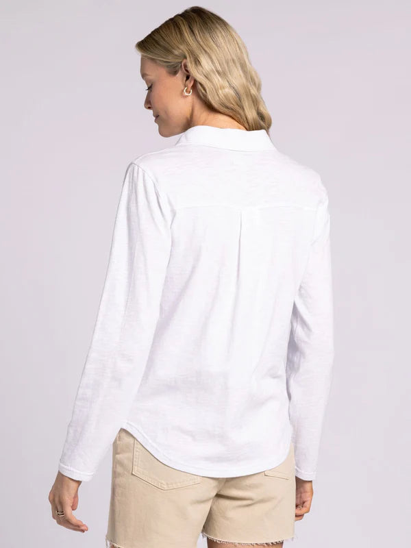 Rosanna Button Up Shirt White