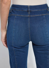 Felicity Fringe Wide Leg Denim Trouser Light Indigo