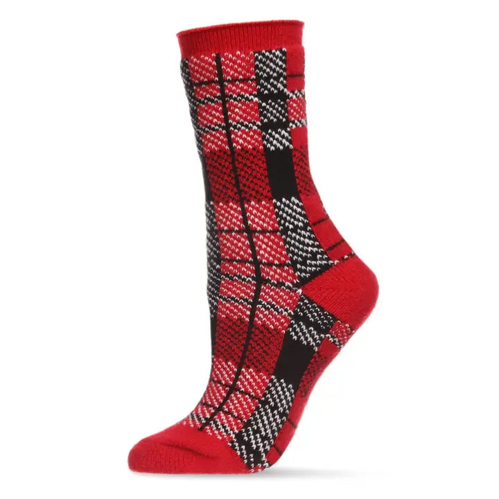 Plaid Buttersoft Cozy Crew Socks