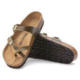 Mayari Sandals Green Olive Oiled Leather