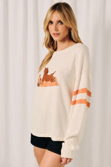 Bodhi Yoga Dog Sweater White