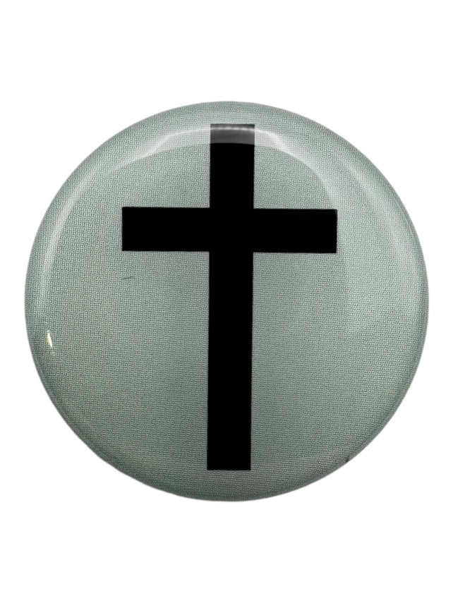 Tap To Pray Prayer Tag Sticker Mint + Cross