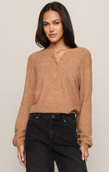 Westmont Henley Sweater Golden Caramel
