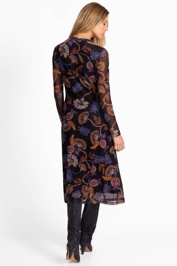 Shelly Asymmetric Mesh Dress Ginnie