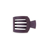 Teleties Small Flat Square Hair Clip Burgundy Bliss