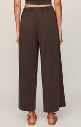 Scout Jersey Flare Pants Dark Chocolate
