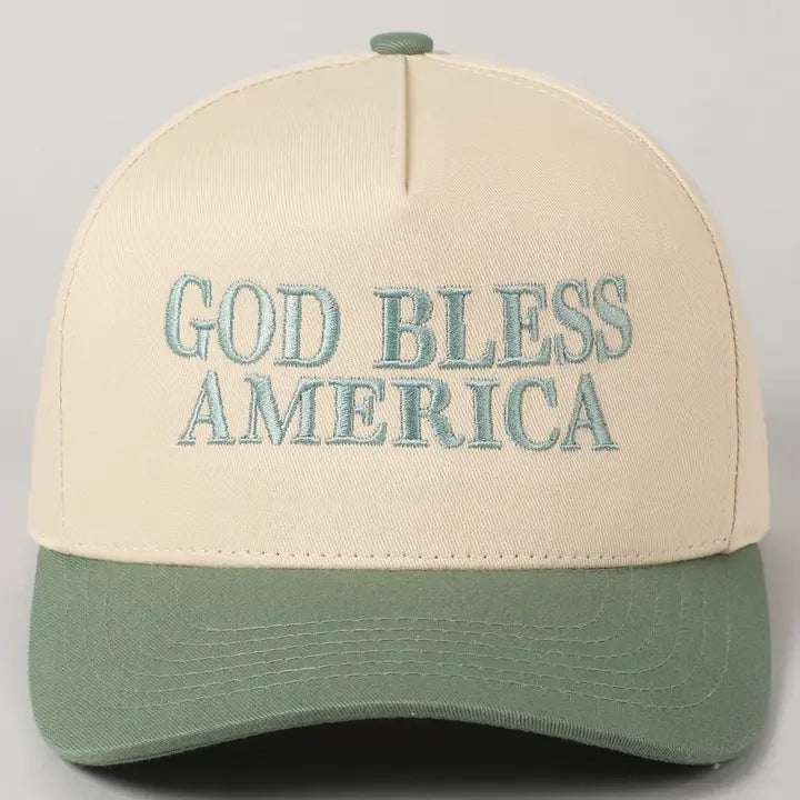 God Bless America Trucker Hat