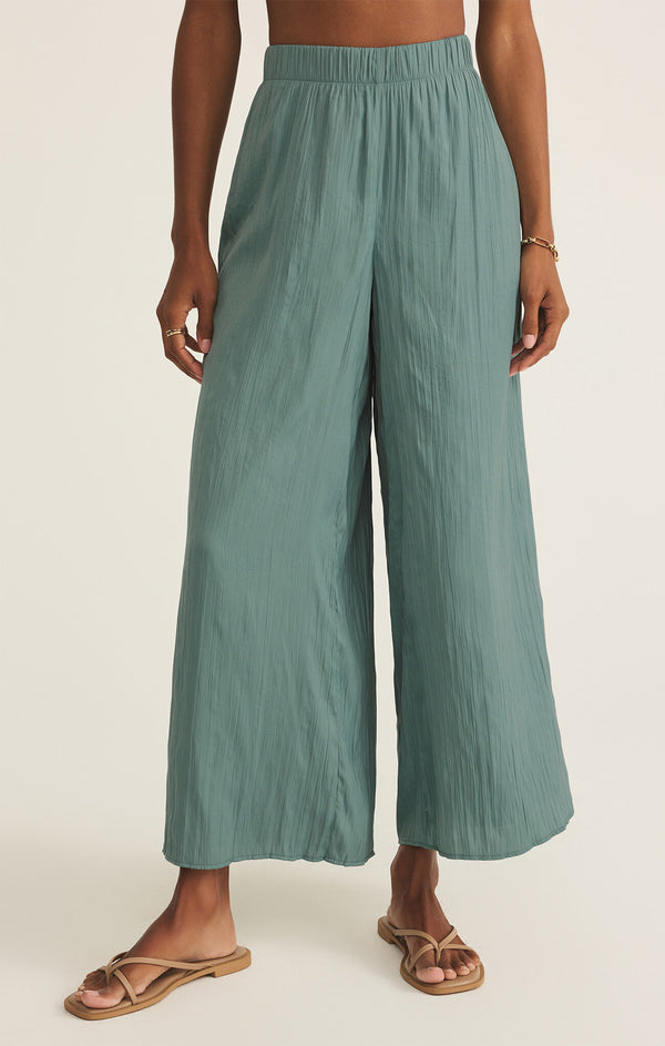 Sunset Satin Pants Sea Pine