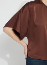 Ginger Mix Media Dolman Tee Maple