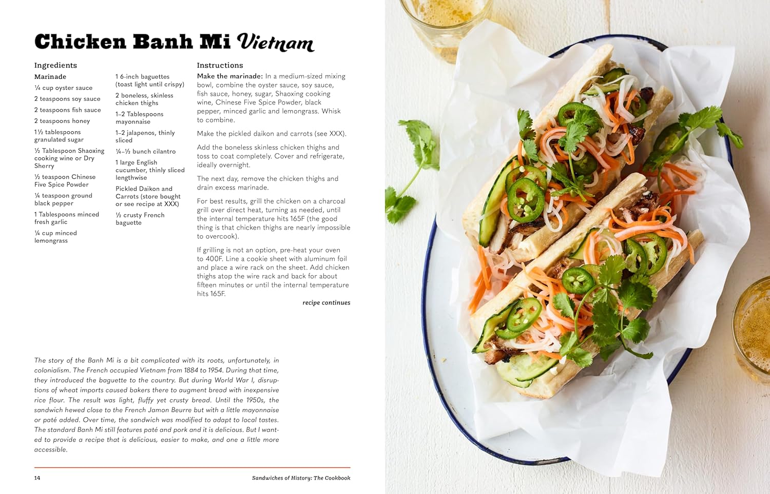 Sandwiches of History: The Cookbook