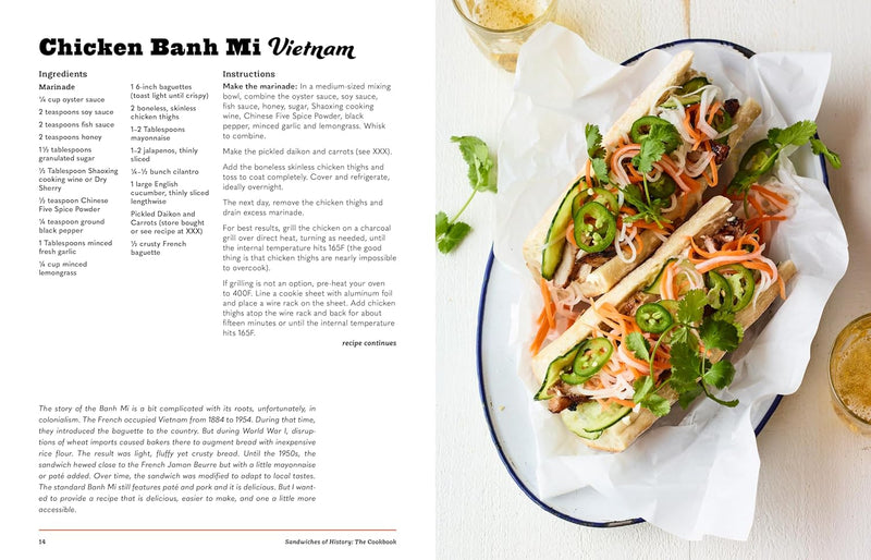 Sandwiches of History: The Cookbook