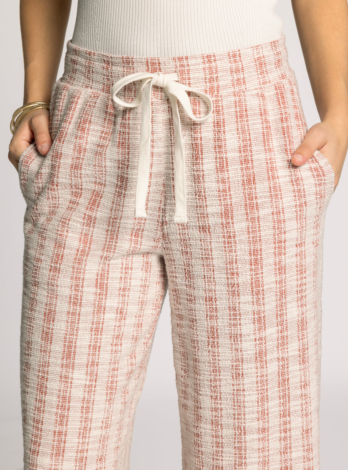 Zaria Pants Light Coral Rose