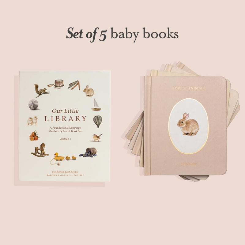 Our Little Library Vol. 1: A Vocabulary Board Book Set For Babies