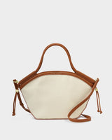 Florence Mini Tote Bag Canvas + Congac