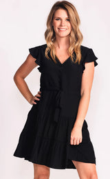 Rebecca Short Dress Black