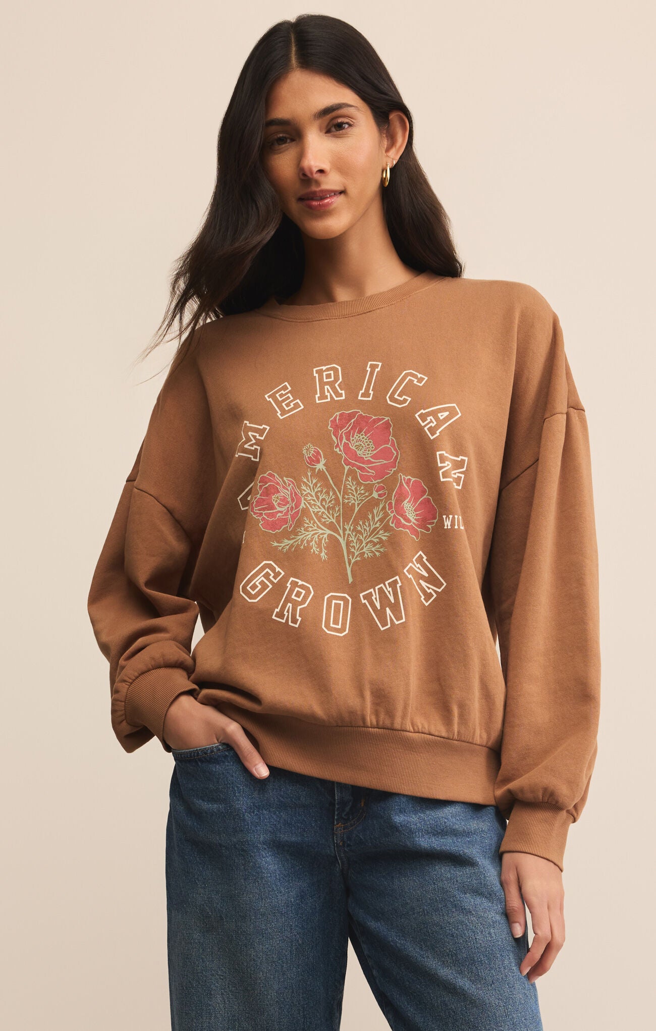 Stay Wild Sunday Sweatshirt Coconut