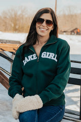 Lakegirl Classic Track Jacket Evergreen