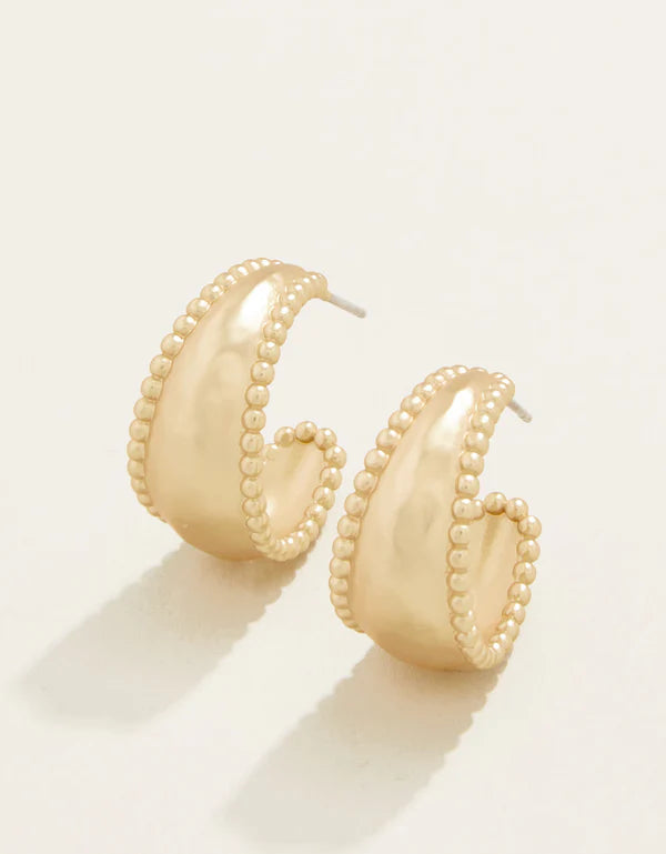 Milly Hoop Earrings - Gold