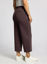 Kit Ribbed Crop Pants Raisin