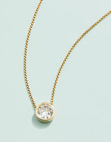 Cubic Zirconia 18" Lighthouse Necklace