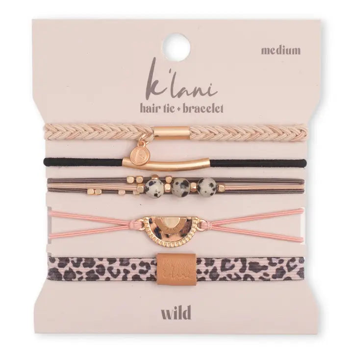 Hair Tie Bracelets Wild | Medium