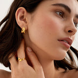 Molten Luxe Hoop Earrings