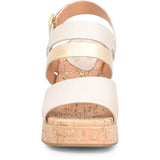 Maxi Heeled Sandals Natural Nude Gold
