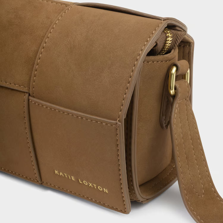 Taya Suedette Crossbody Bag Caramel Suedette