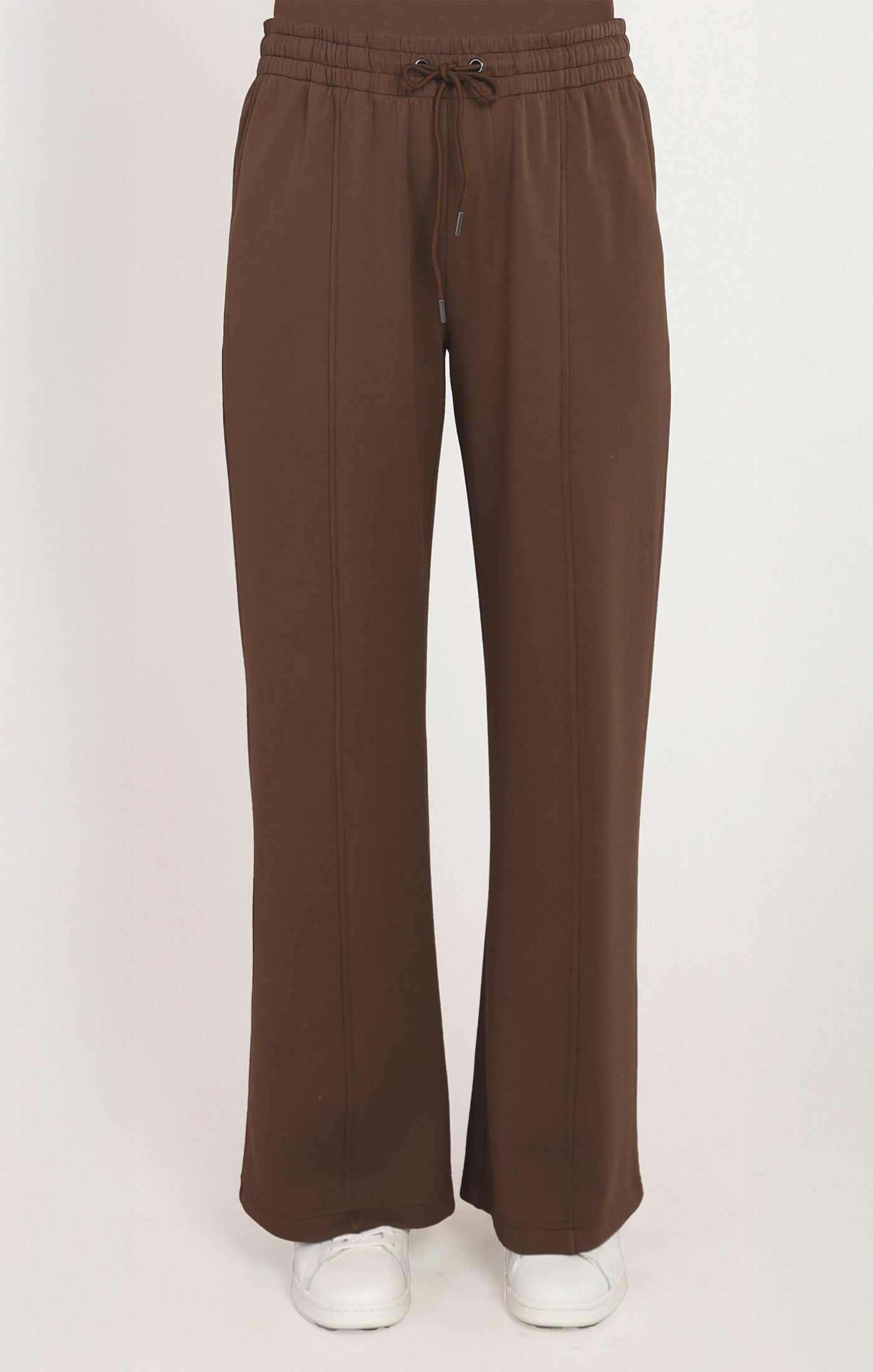Scuba Knit Pull On Pants Milk Chocolate