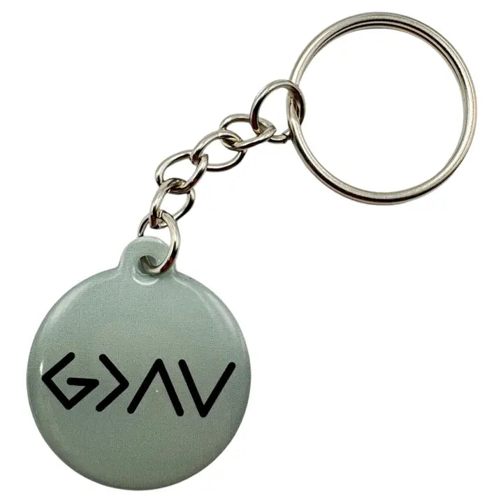 Tap To Pray Keychain Mint + God Is Greater