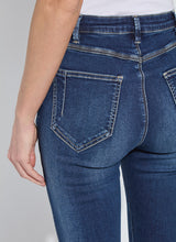 Estelle Everyday Flare Jeans Dark Midwash
