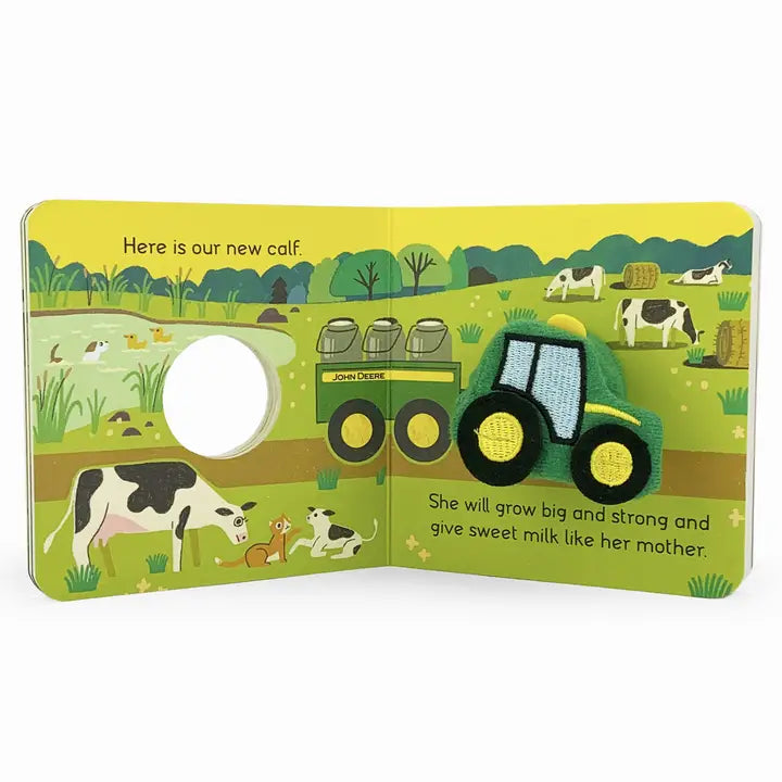 John Deere Kids I Am A Tractor Finger Puppet Book