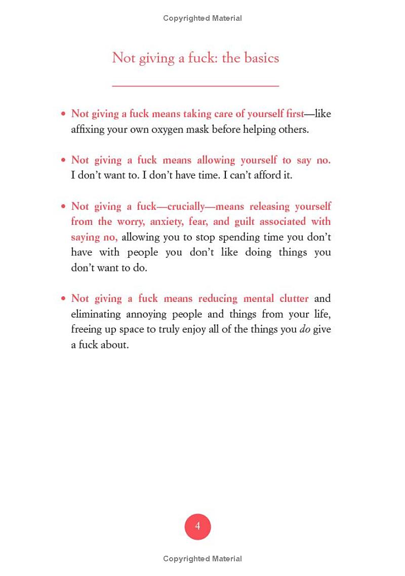 The Life Changing Magic of Not Giving A Fuck Journal