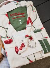 Flannel PJ Set Warm Wishes + Cocktail Kisses